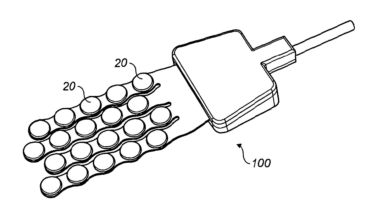 Flexi-PCB Mounting of Ultrasonic Transducers for Enhanced Dermal and Transdermal Applications