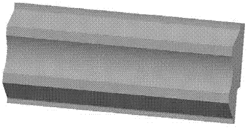 Method for thinning crystalline grain of large low alloy cast