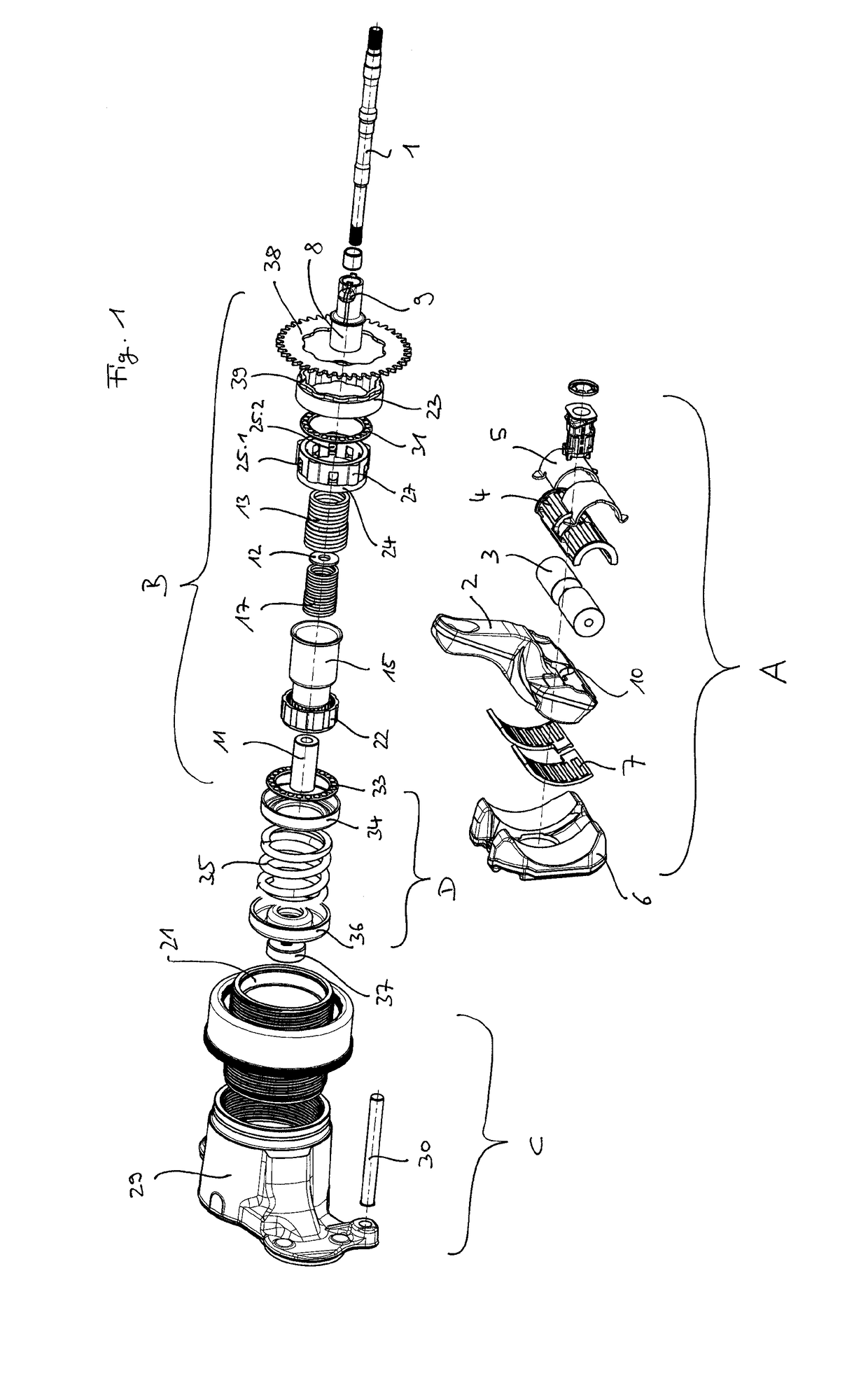 Brake actuation mechanism for a disc brake and disc brake comprising the same