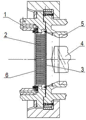 Splitter plate of rubber extruding filter