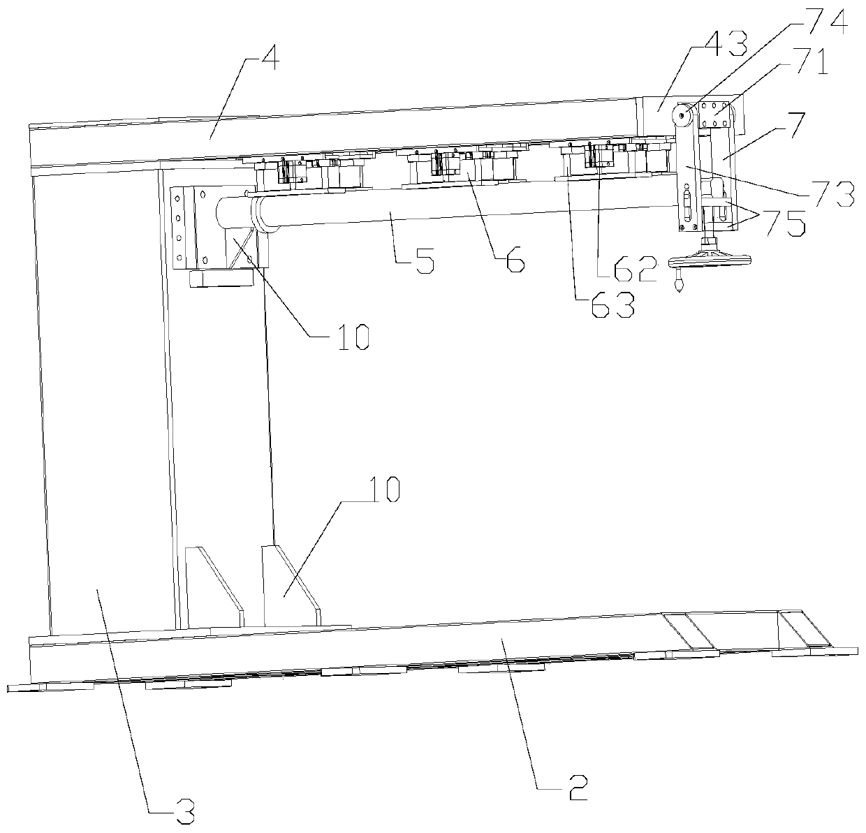 Long cylinder straight seam welding work station