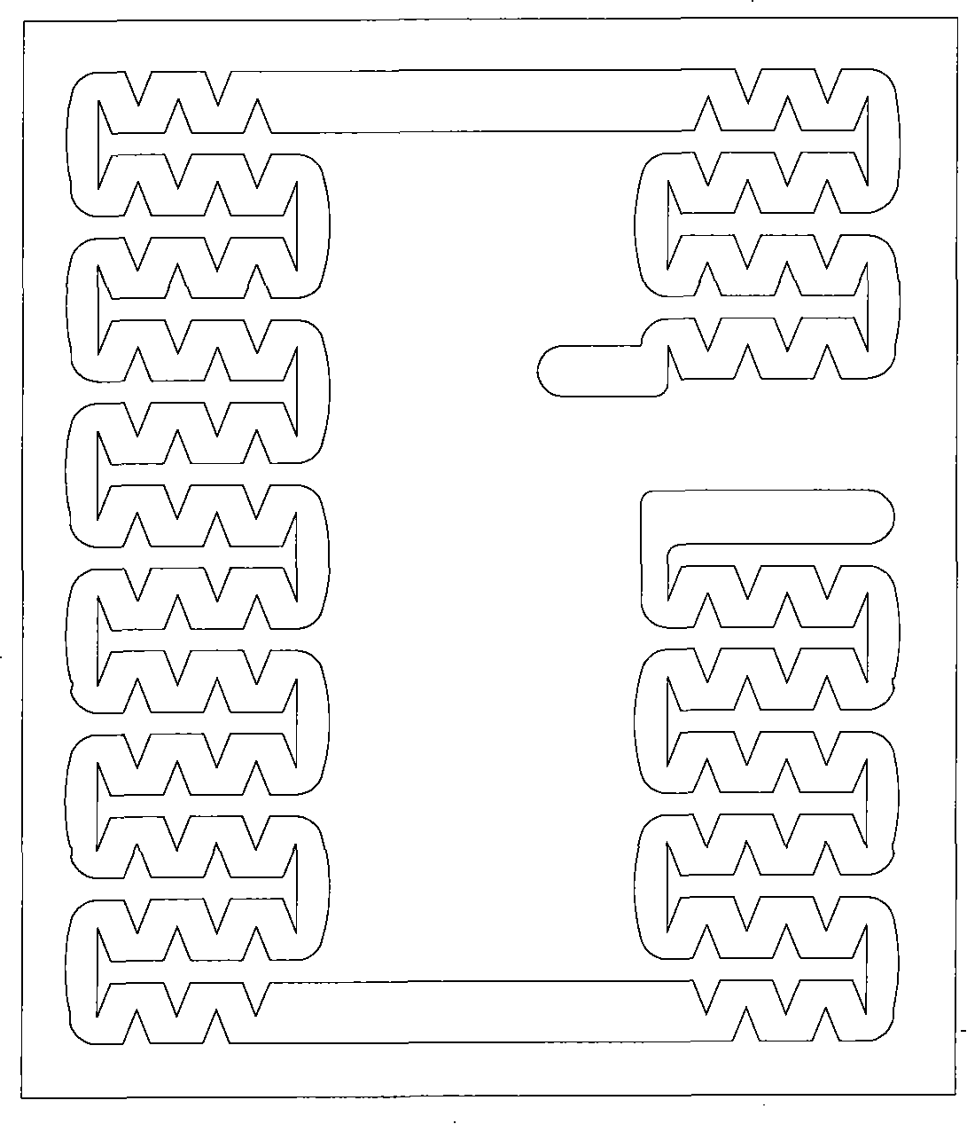 System and method for testing internal flow field property of dripper maze inner channel