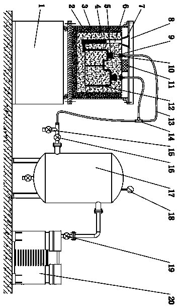 Gypsum type rapid precision casting method for nonferrous metal