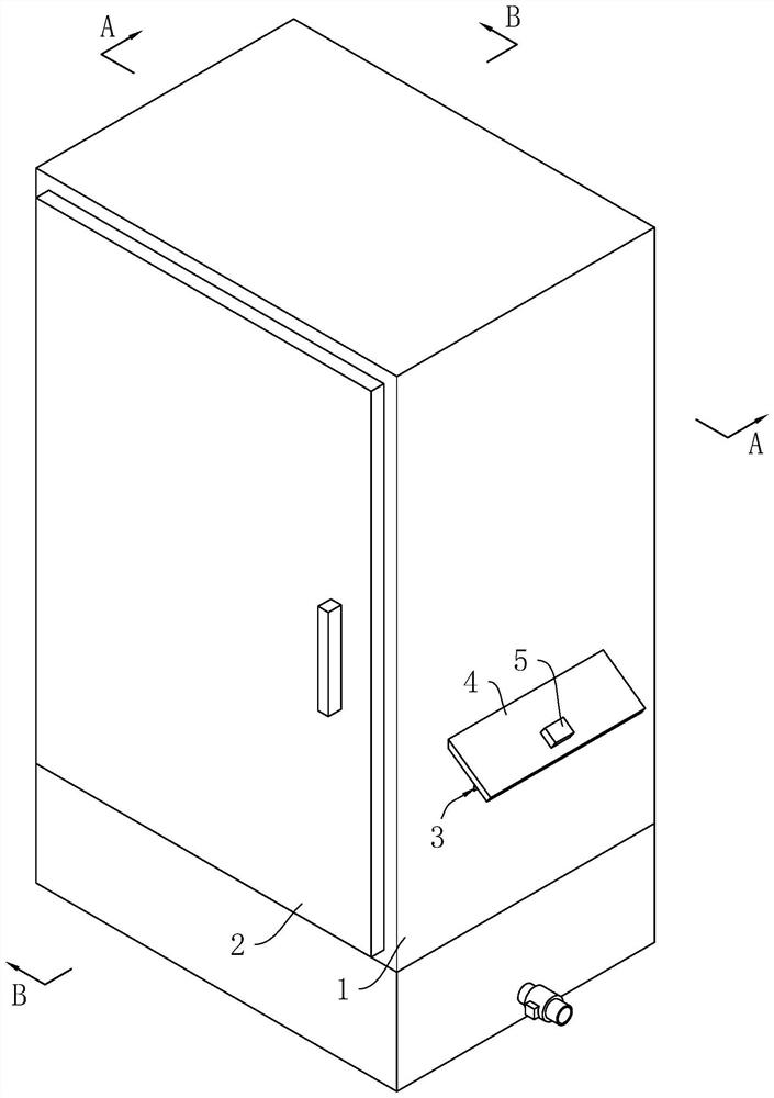 Intelligent power distribution network safety protection cabinet