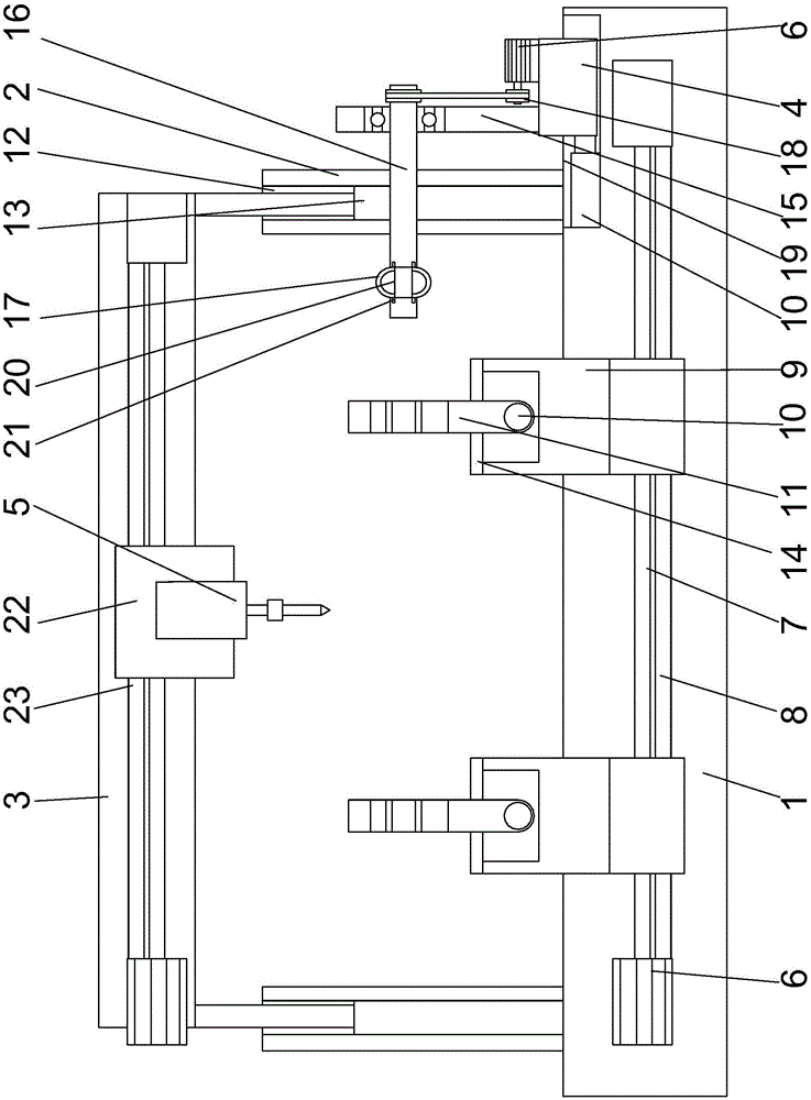 Multi-angle drilling device for pipe