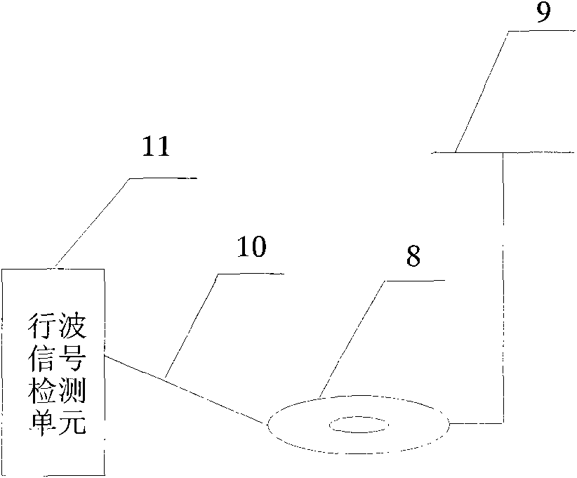 PCB-type traveling wave sensor