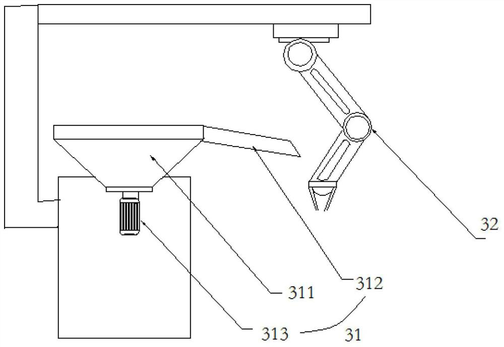 High-efficiency unloading device and working method for water-based fire extinguishing agent production