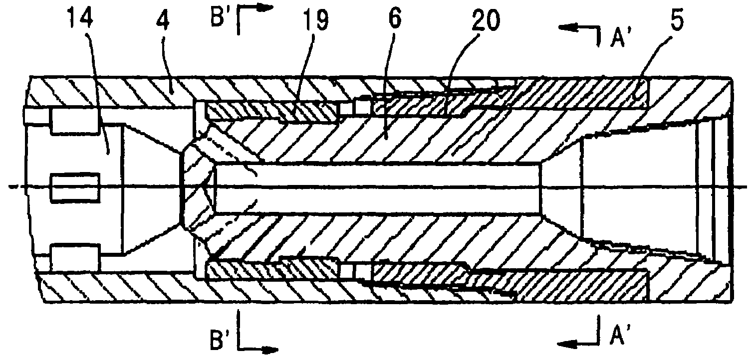 Power transmission unit of an impactor, a hydraulic jet impactor and the application thereof