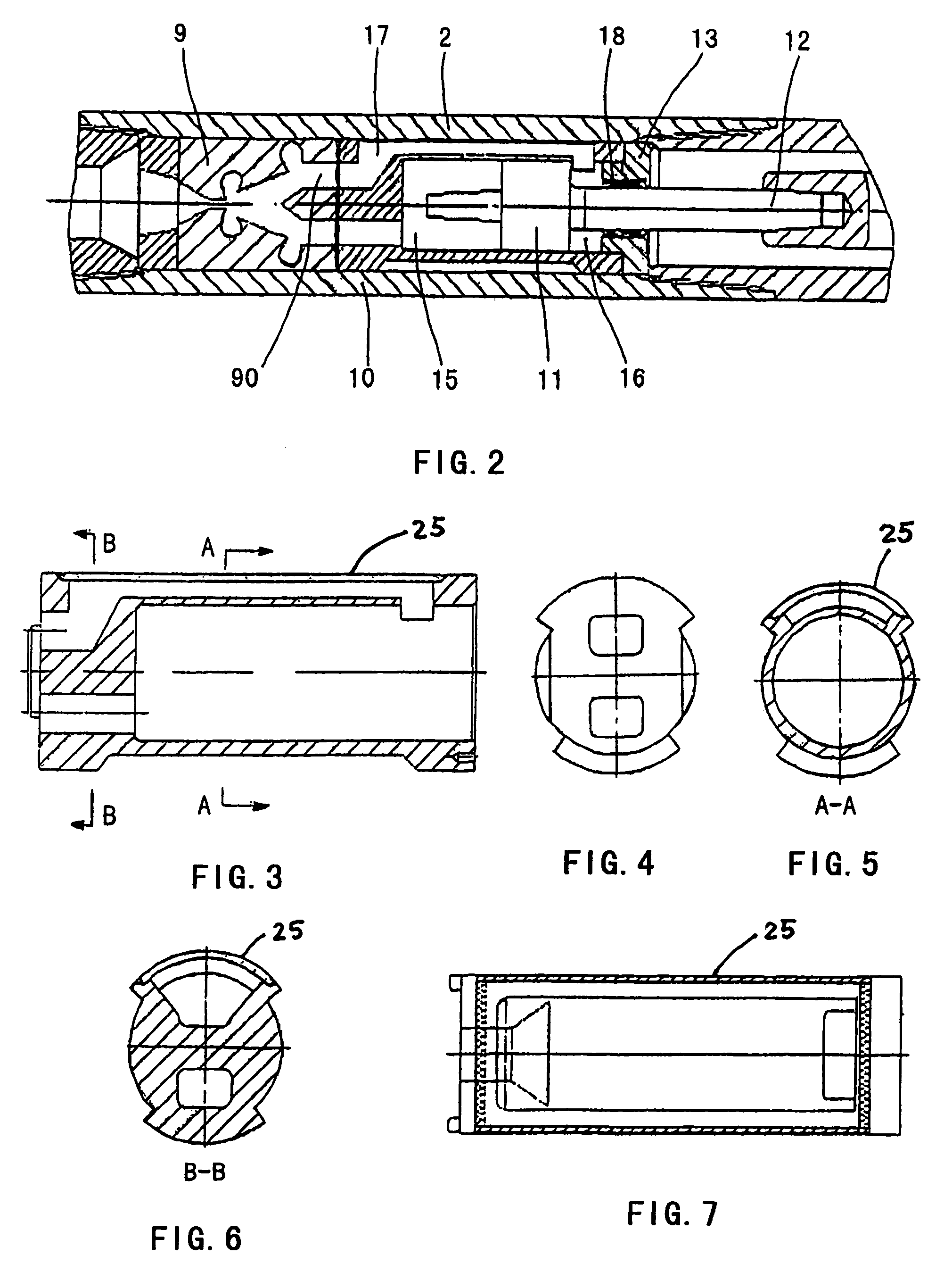 Power transmission unit of an impactor, a hydraulic jet impactor and the application thereof