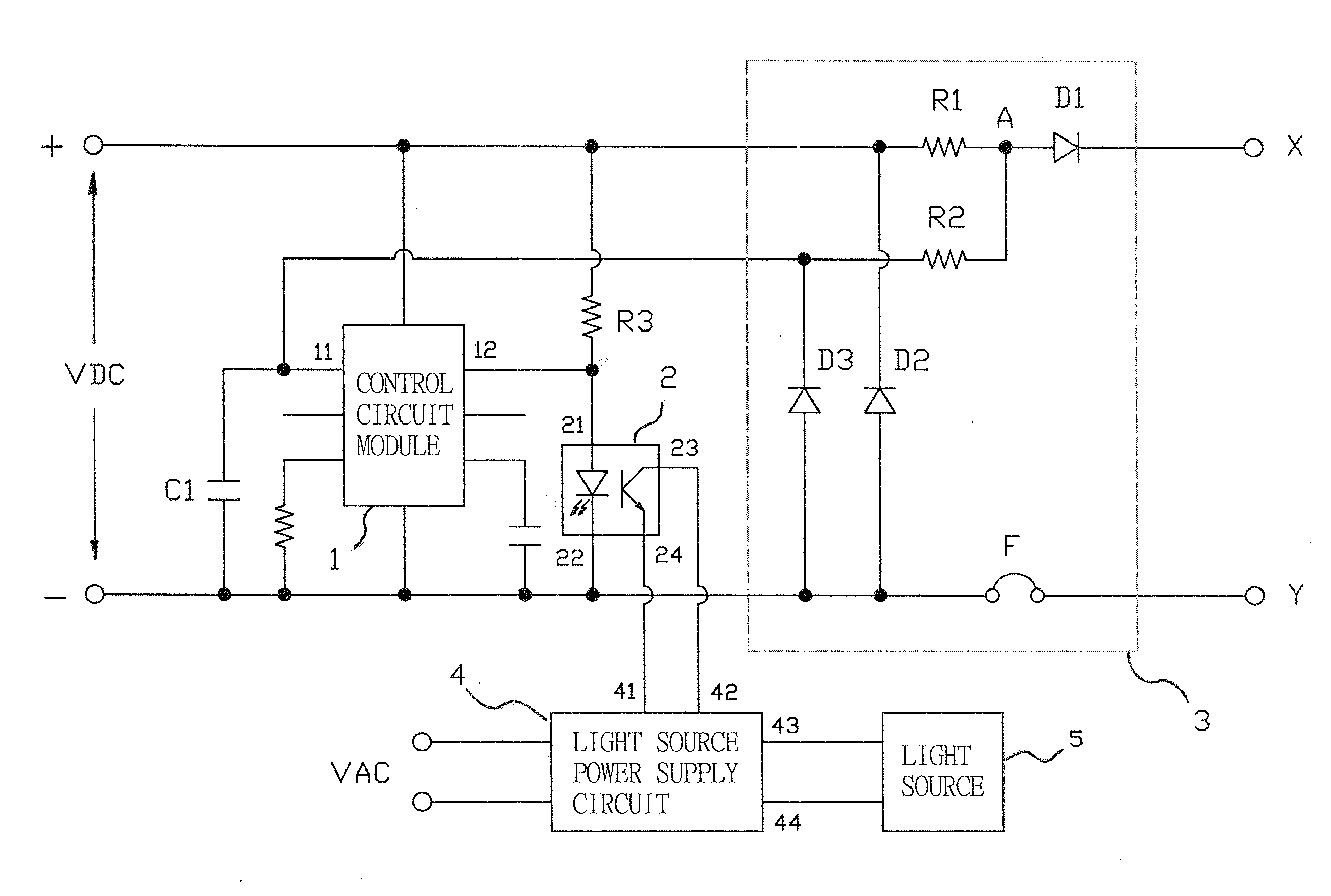 Isolation dimmer circuit structure