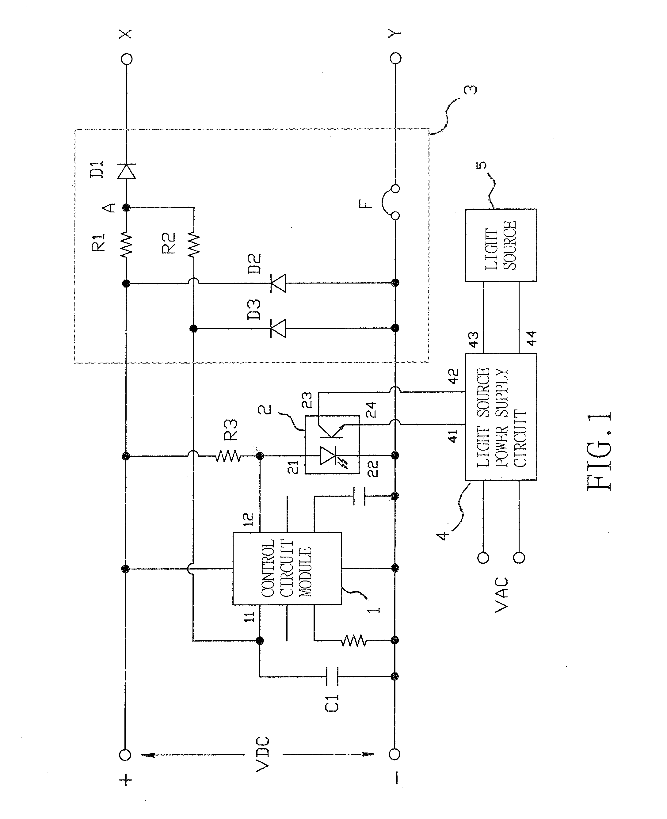 Isolation dimmer circuit structure