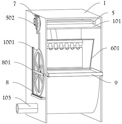 Mechanical vibration treatment equipment for marine aquaculture sewage treatment