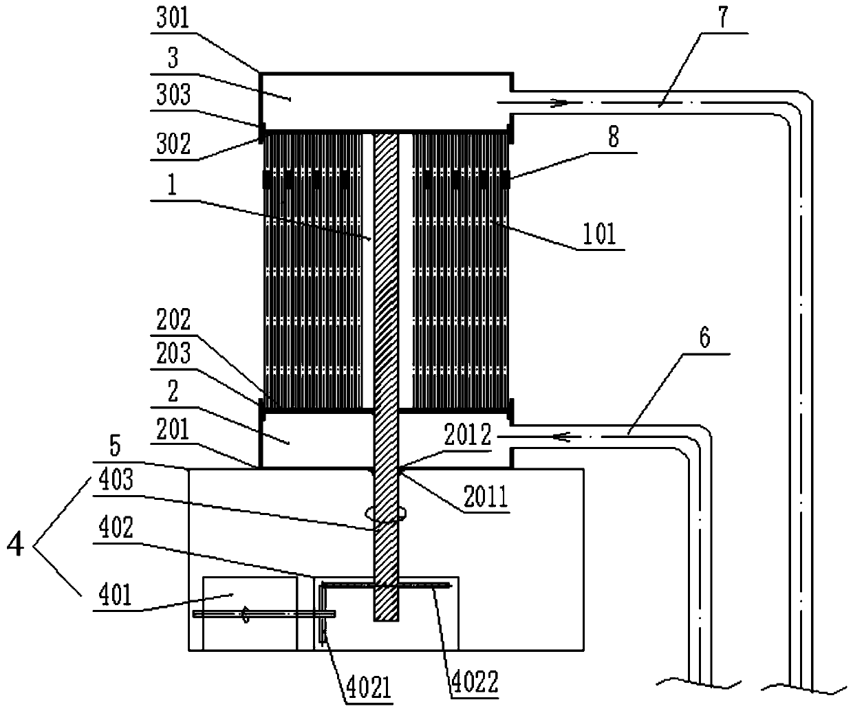 A heat absorber of a rotating photothermal power station and a uniform heat absorption control method