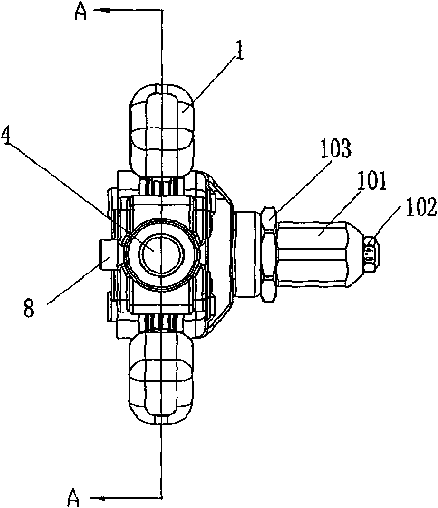 T type two spout hand riveter