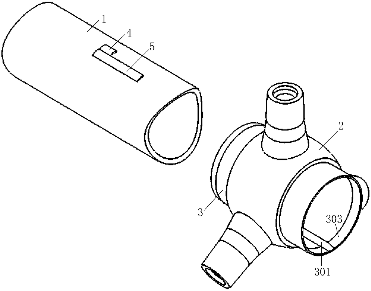 Fixed connecting structure and method for conductor and insulator supporting conductor