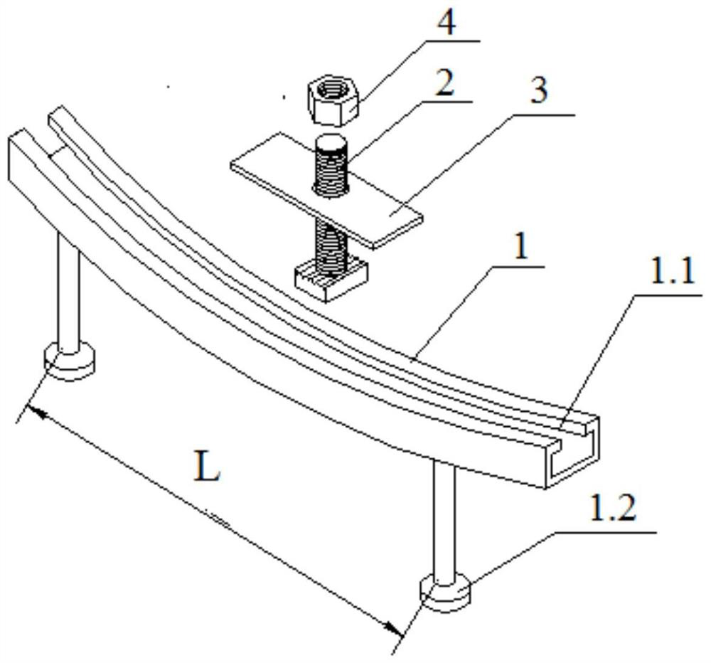 A method and an anchoring device for increasing the pull-out force of the concrete around the pre-embedded channel