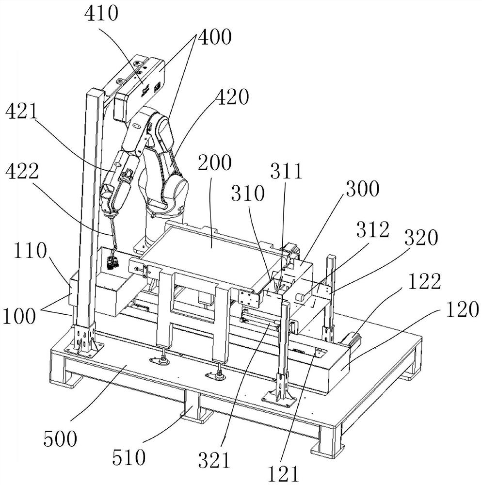 Visual grabbing test device and system