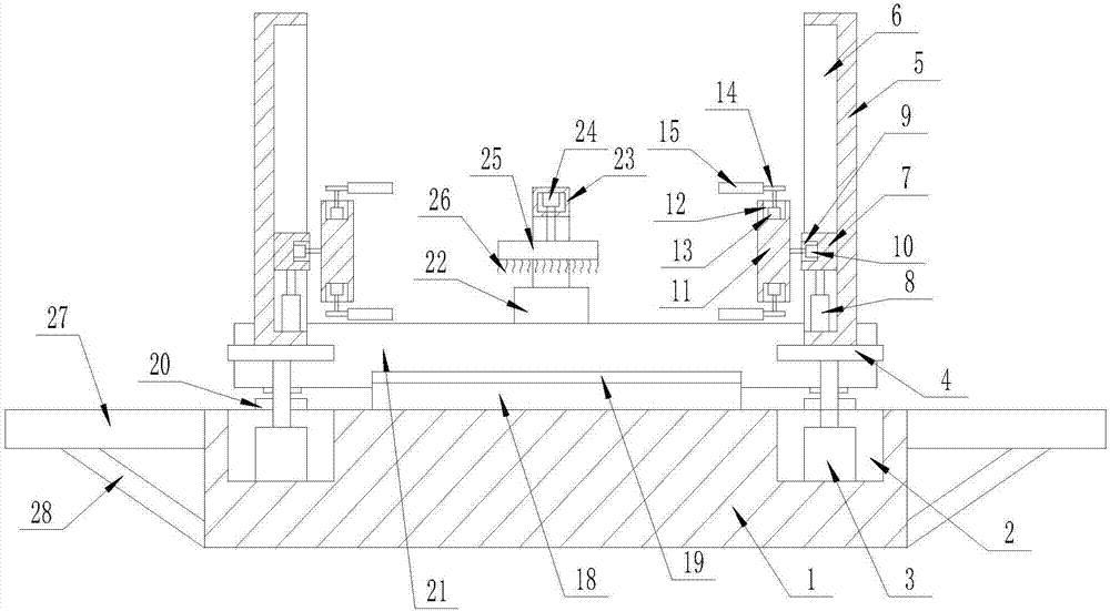 Automatic clamping device