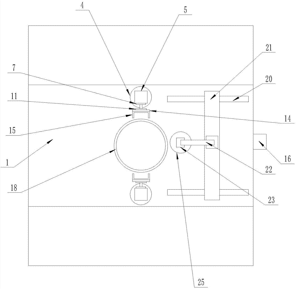 Automatic clamping device