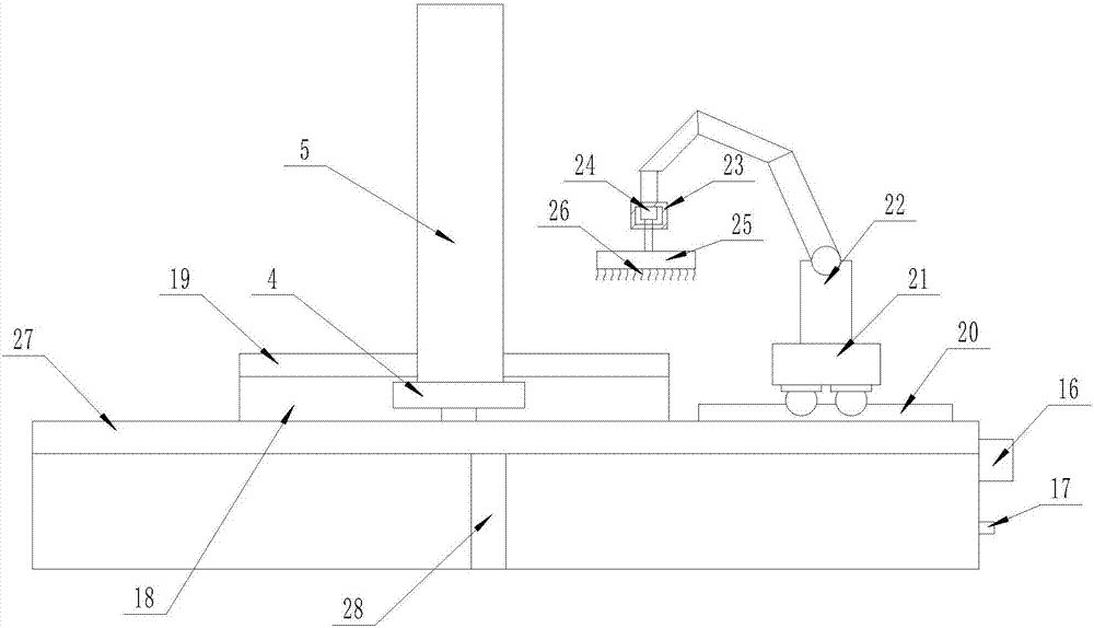 Automatic clamping device