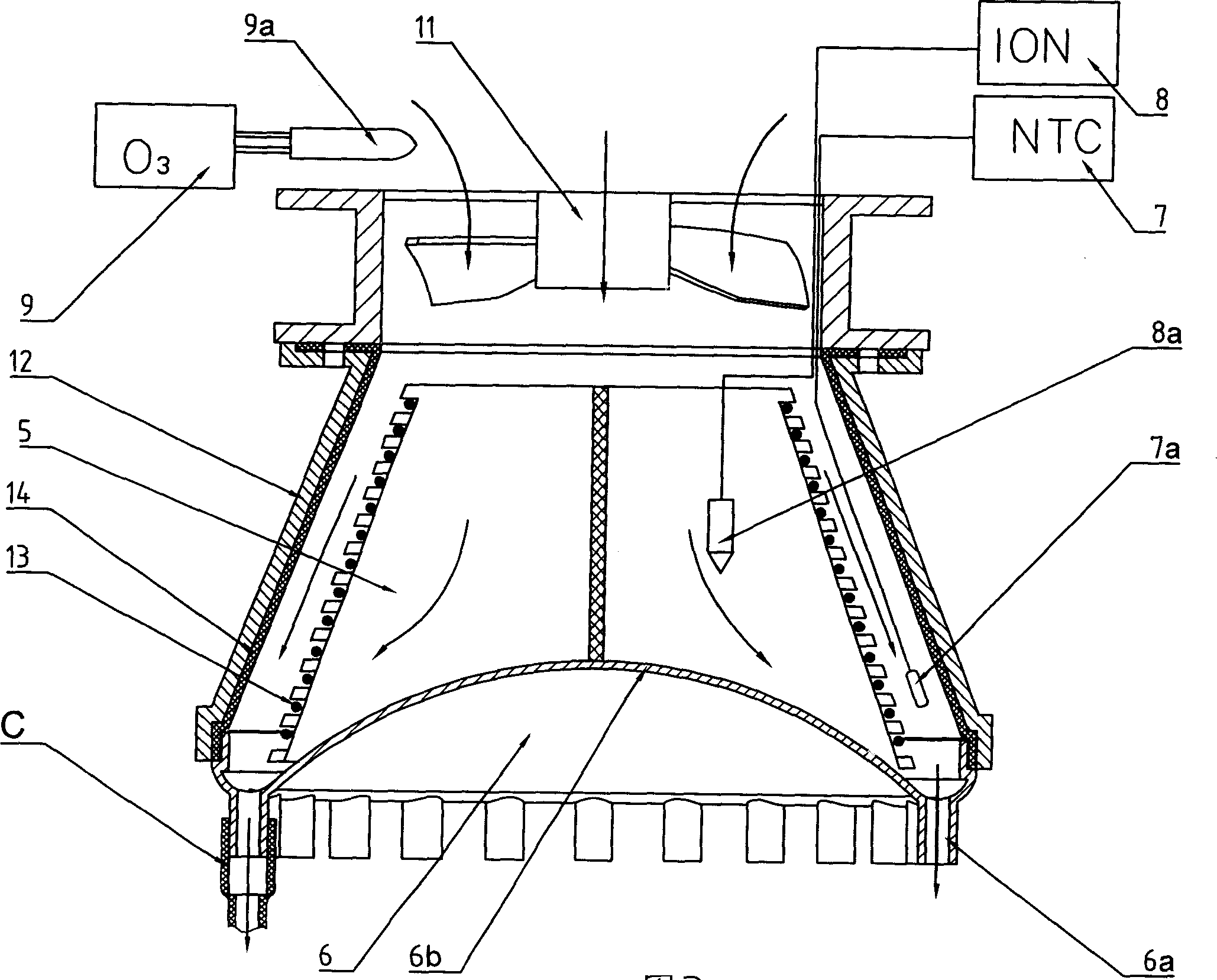 Hot-aie perming-hair method and apparatus