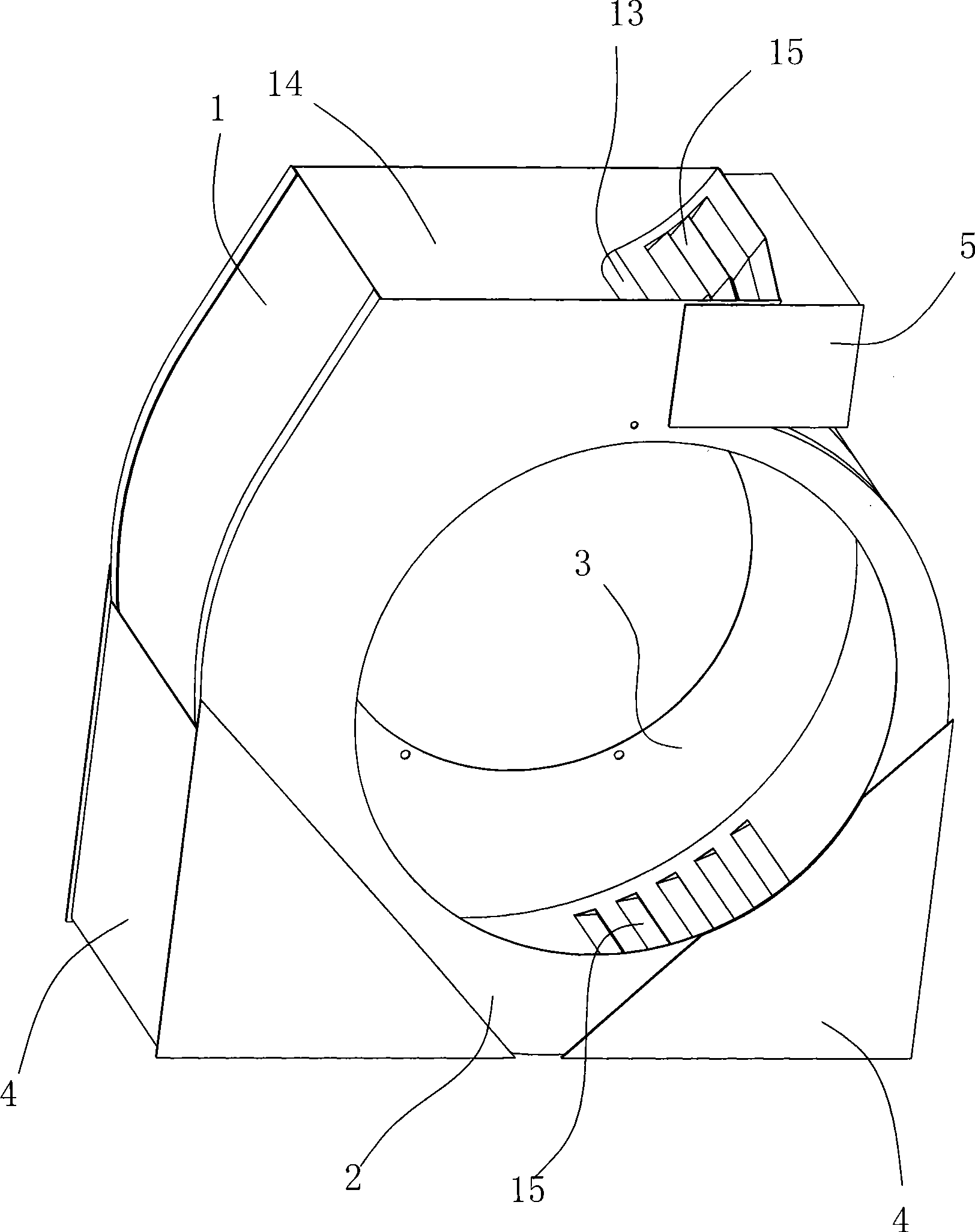 Bionic micropore noise reduction structure for smoke exhaust system