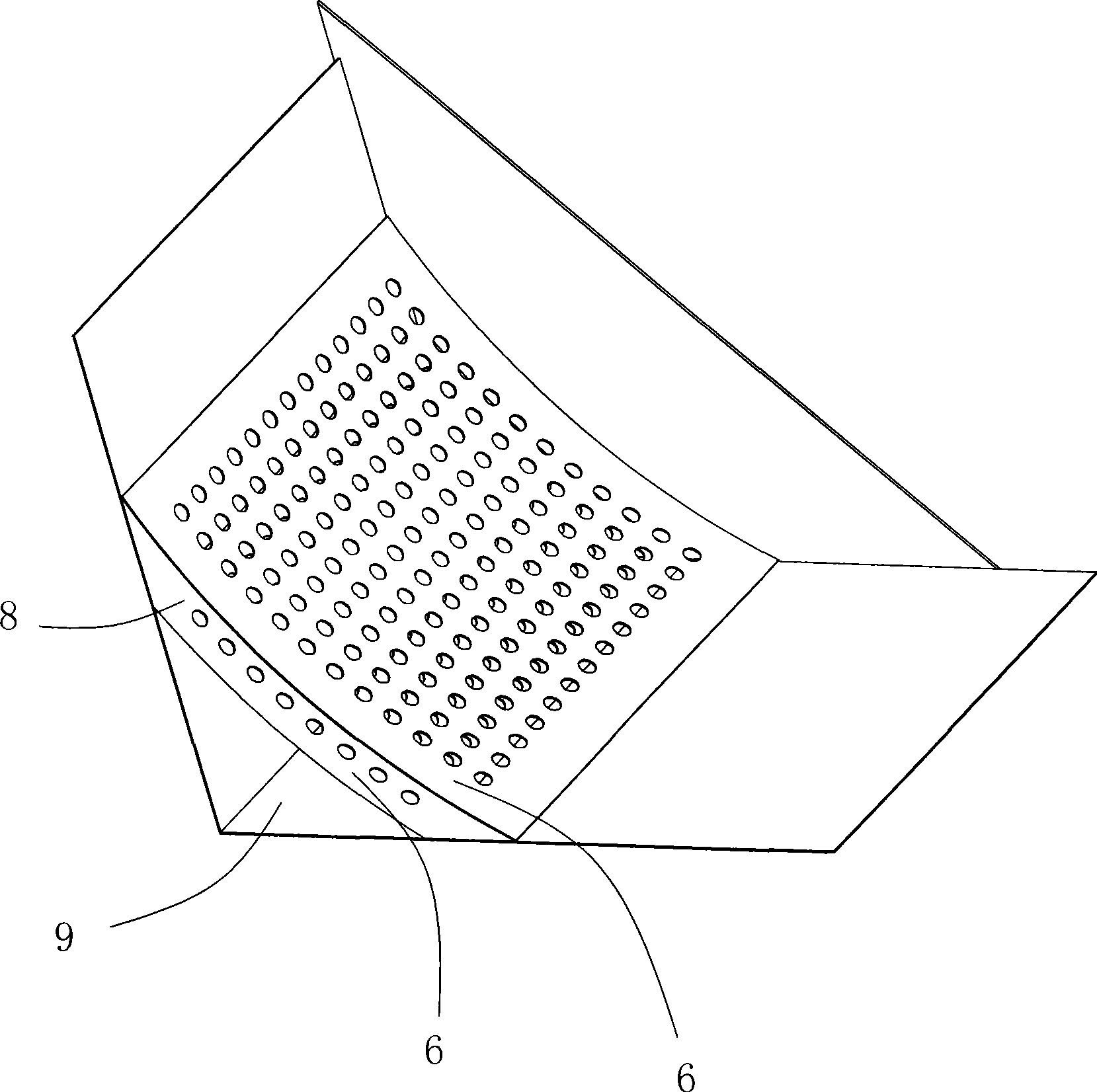 Bionic micropore noise reduction structure for smoke exhaust system