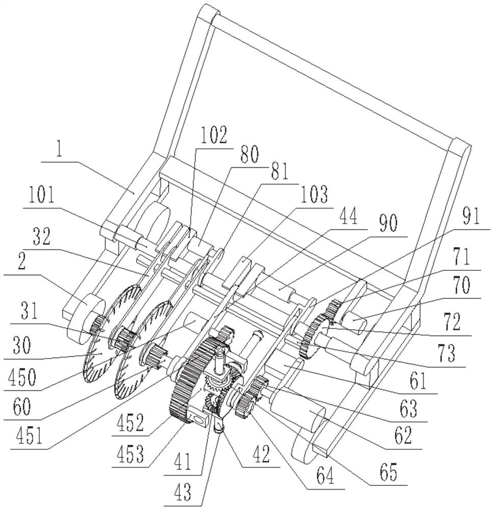 A road repair cutting machine