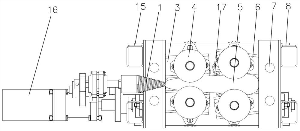 Efficient corn cob crushing device