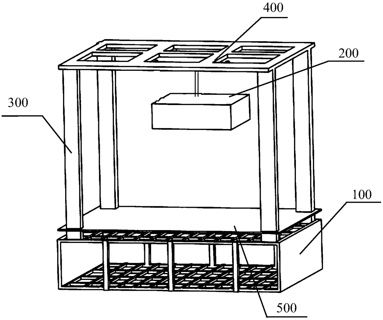 An indoor test platform and detection method for plant protection drone spraying