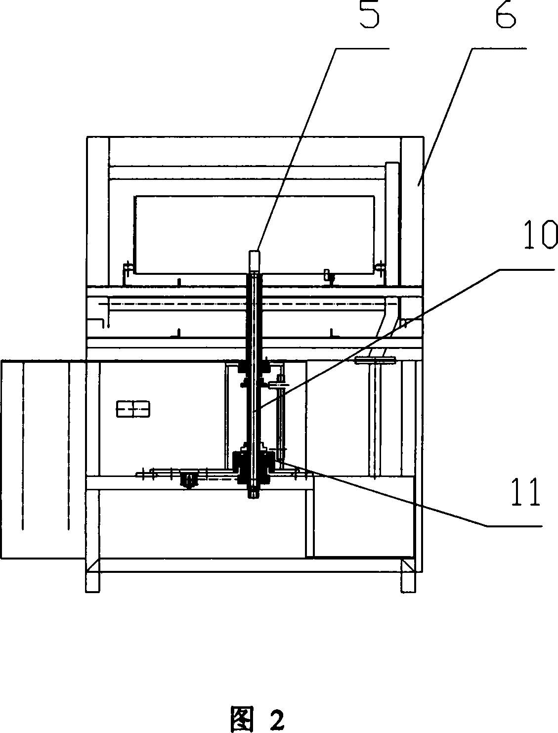 Lifting rotating spray-washing device