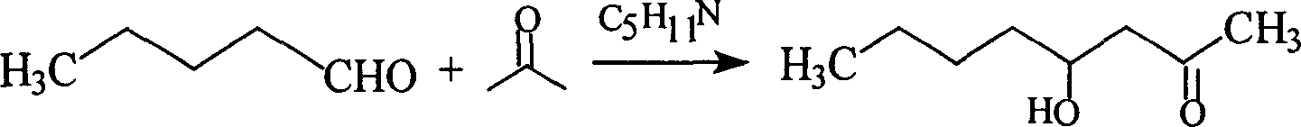 Method for synthesis of 3-octene-2-ketone