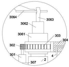 Waste gas sampling monitoring device in factory environment