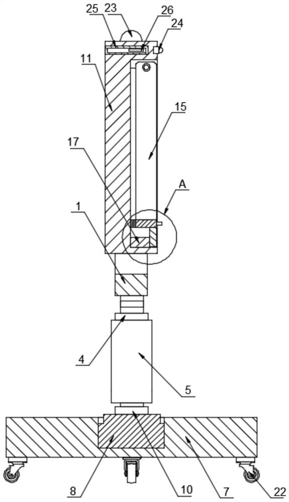 Drawing board support for interior design