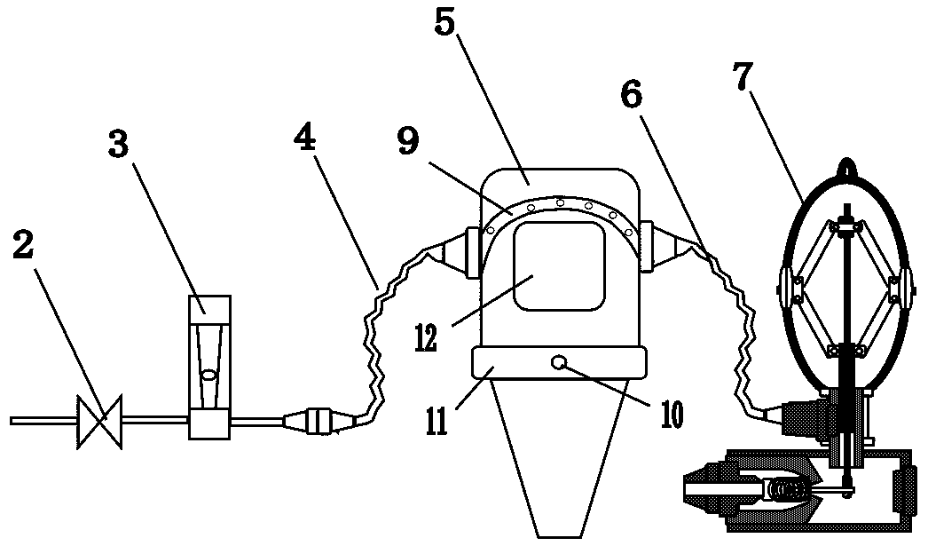 Oxygen and carbon dioxide mixed oxygen inhalation method, oxygen inhalation device, and use method of oxygen inhalation device