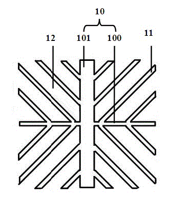 Wiring structure of induction layer