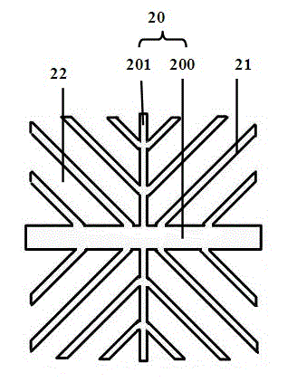 Wiring structure of induction layer