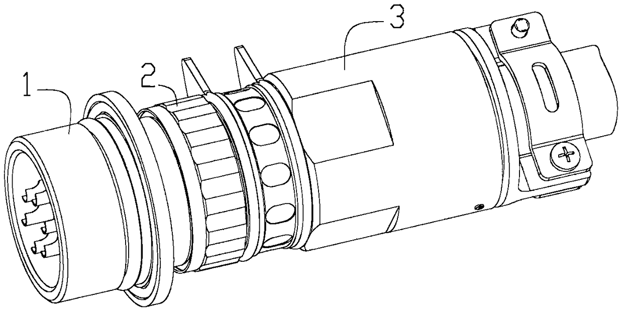 Detachable deep water sealed connector