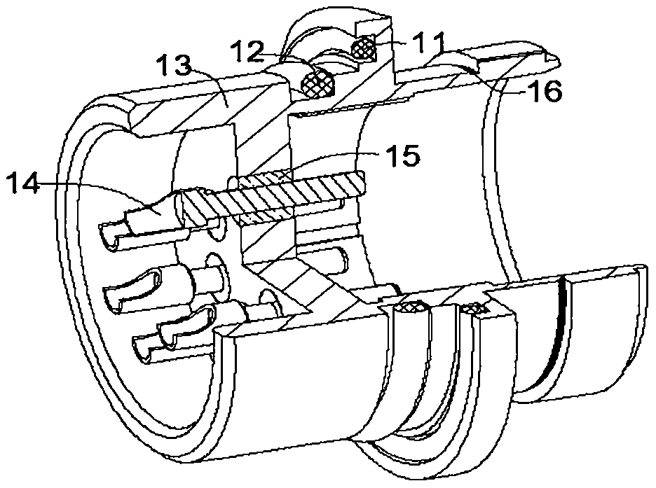 Detachable deep water sealed connector