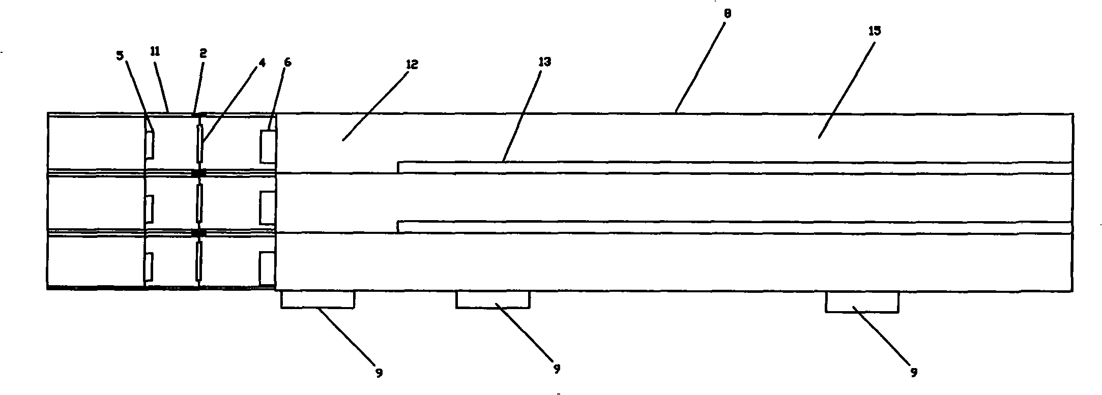 Bottle burying machine