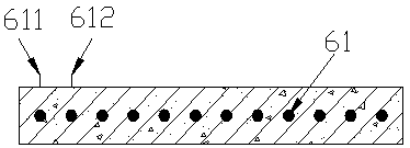 A building structure with a temperature control device