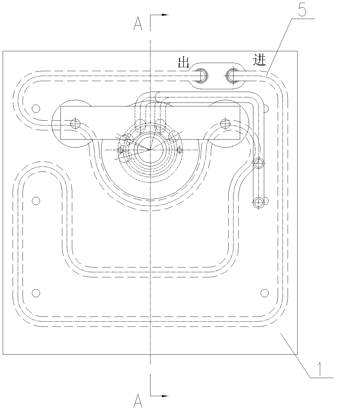 Punching deslagging device of metallurgical furnace