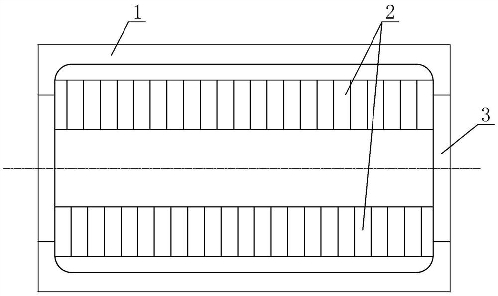 Ecological universal component matched with fabricated rectangular channel