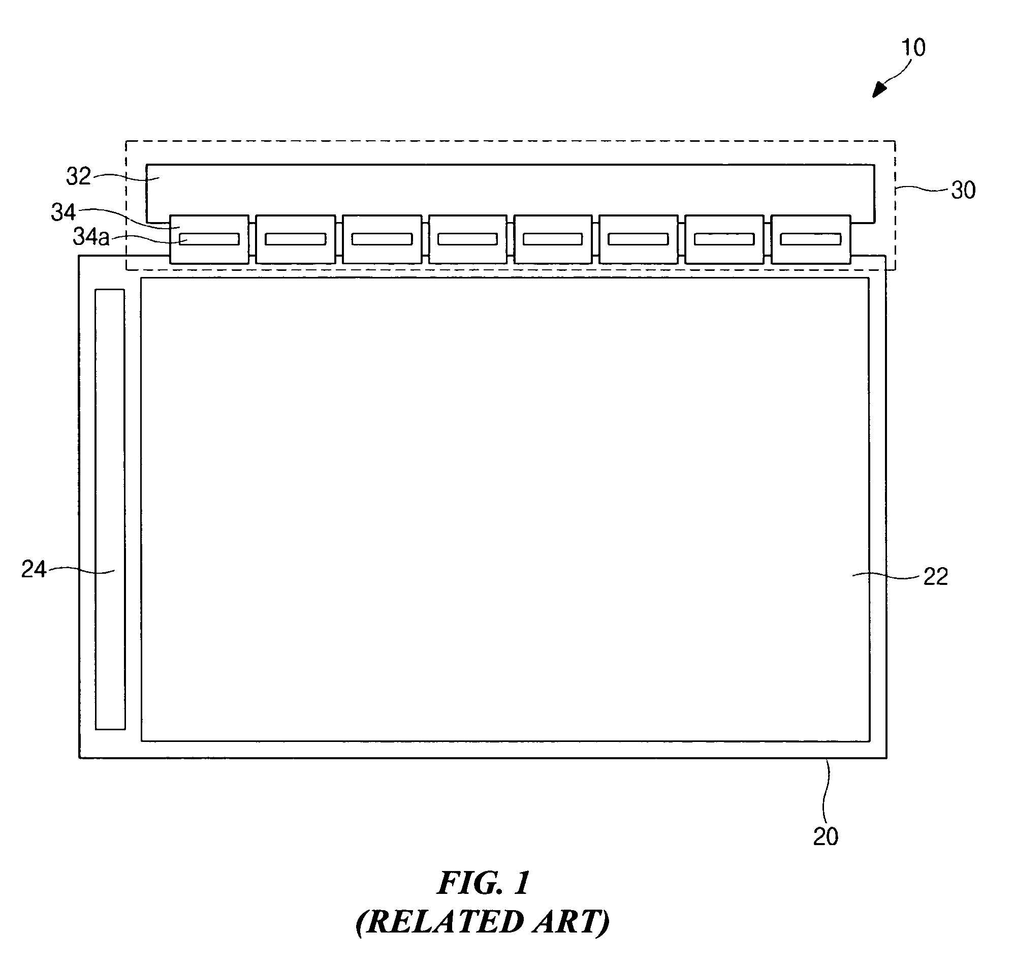 Driving circuit including shift register and flat panel display device using the same