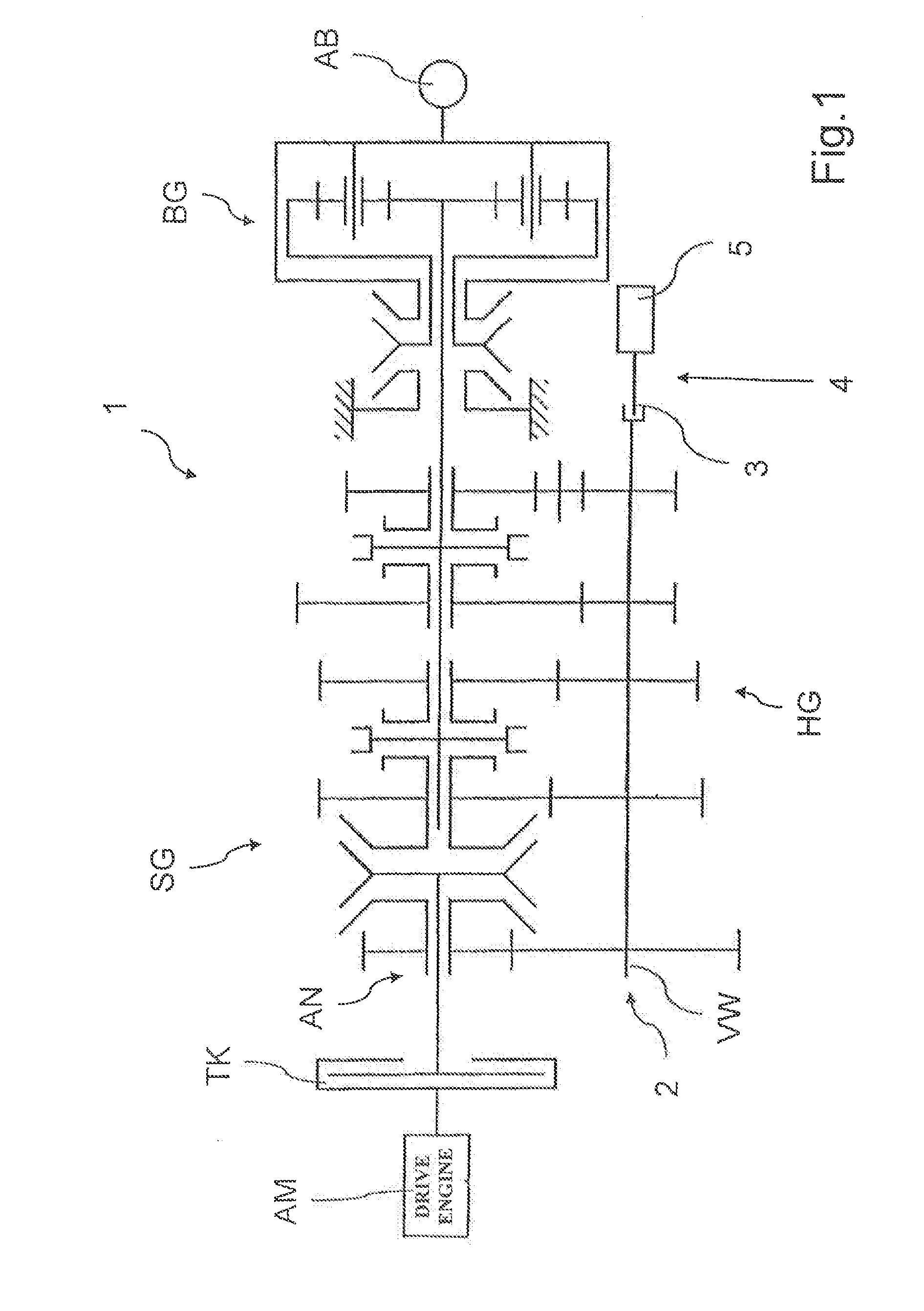 Method for decoupling a power take-off of a motor vehicle transmission while driving a motor vehicle