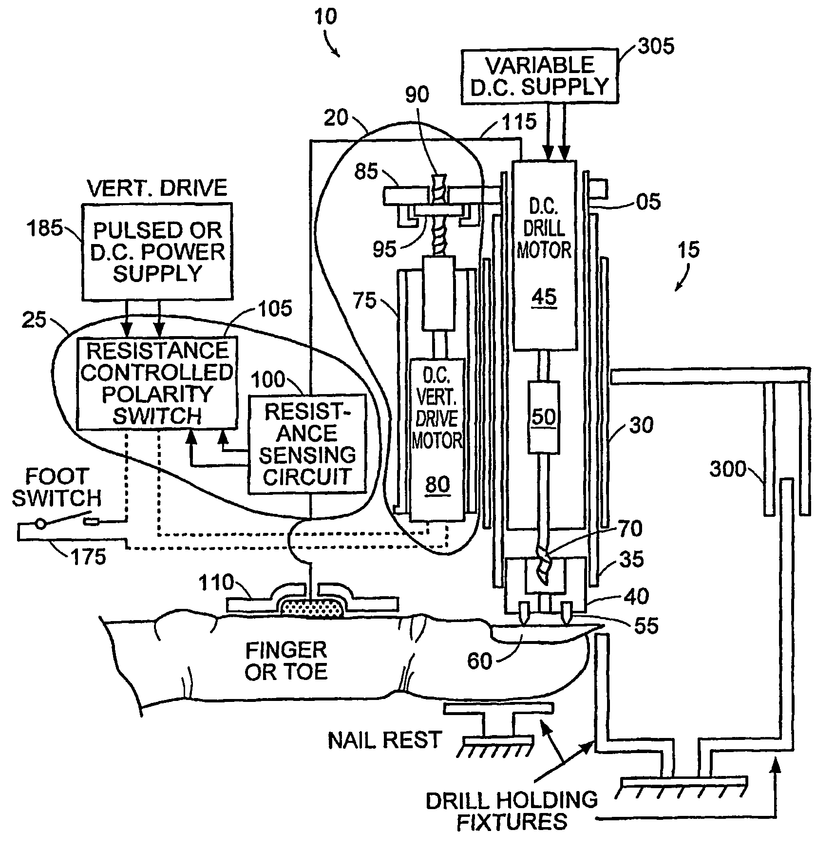 Drill device and method for forming microconduits