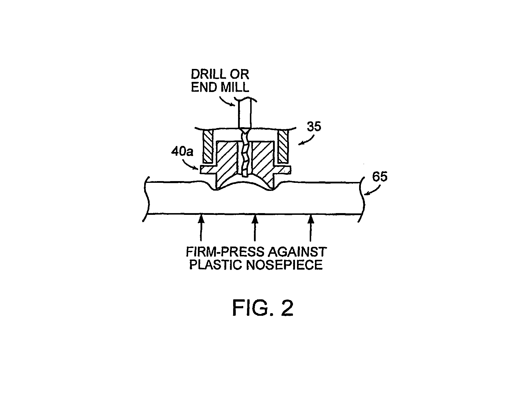 Drill device and method for forming microconduits