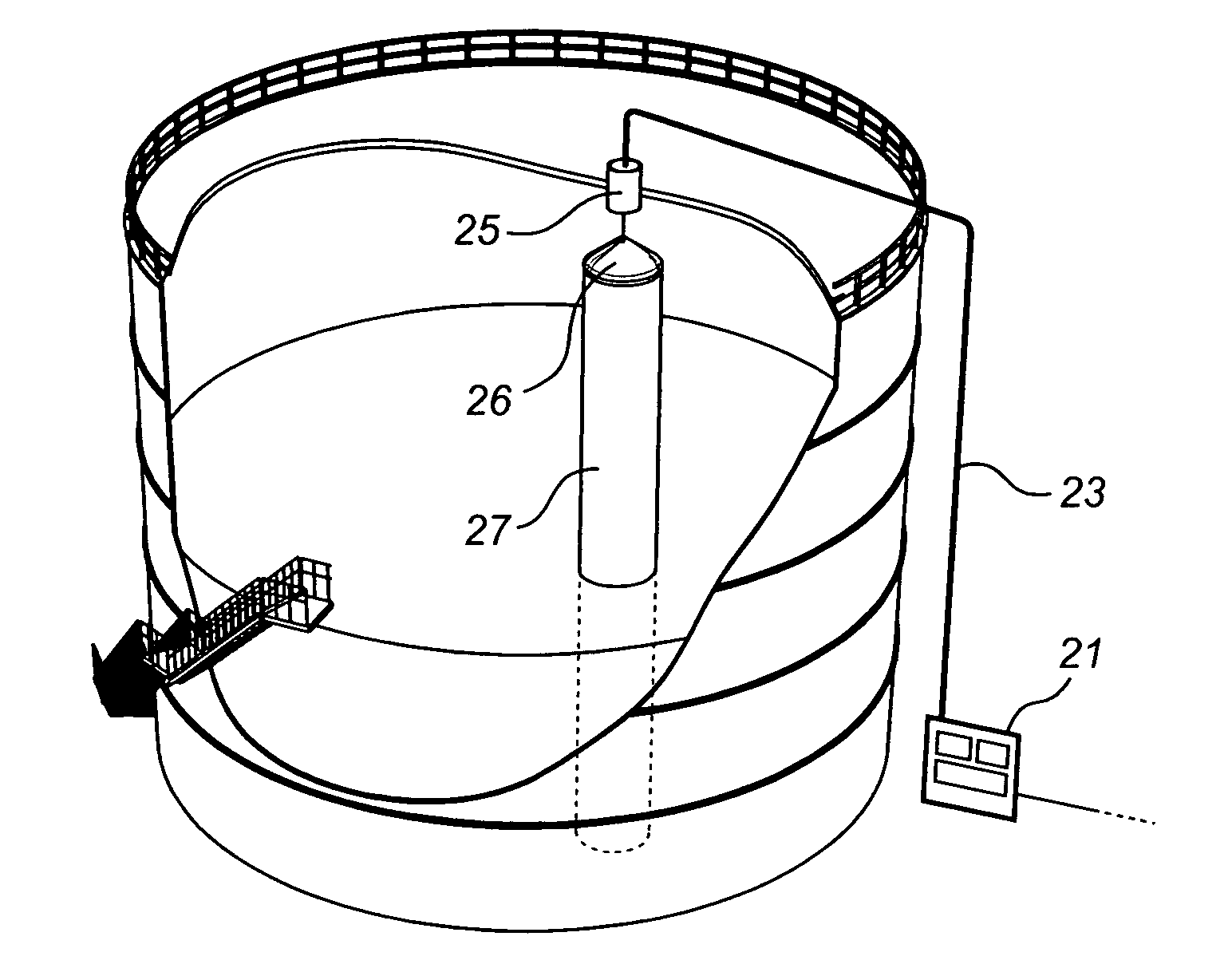 Radar level gauge system