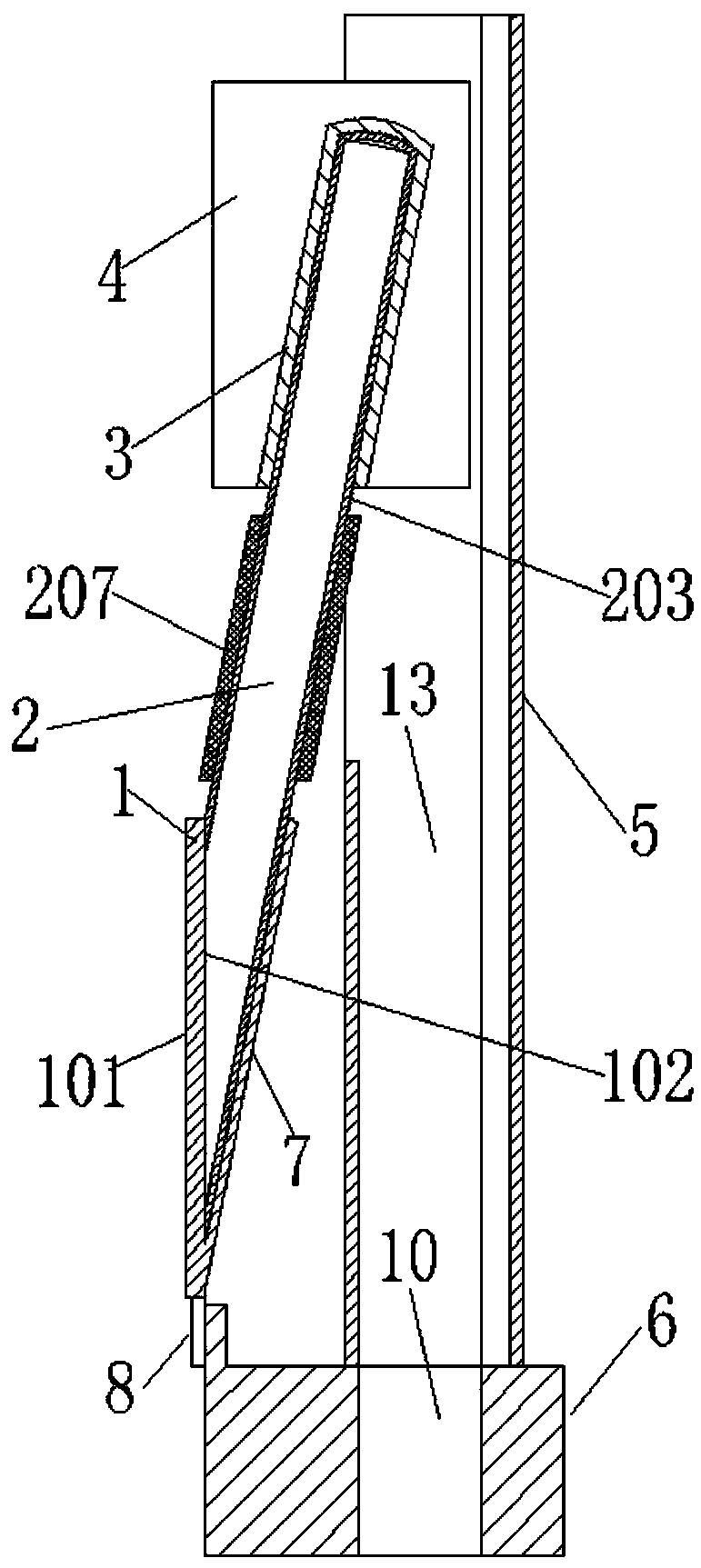 Vertical heat transfer surface heat pipe radiator