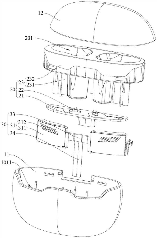 Earphone charging box